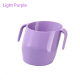 200ML BPA Free Baby Training Feeding Cup With Handle Bevel Mouth Safe Leakproof Cup Kids Water Bottle