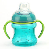 Silica gel Feeding Bottles Cups For Babies Water Milk Bottle Baby Feeding Bottle Infant Training With Handle Cups