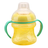 Silica gel Feeding Bottles Cups For Babies Water Milk Bottle Baby Feeding Bottle Infant Training With Handle Cups