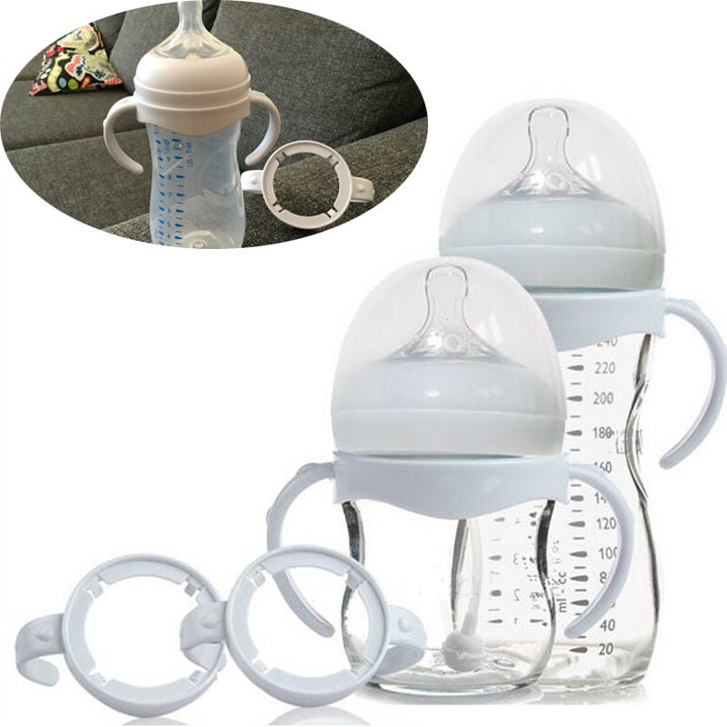 New Bottle Grip Handle for Natural Wide Mouth PP Glass Feeding Bottles Milk Bottle Baby Feeding