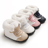 Toddler Kids Girl Shoes Winter Boots Soft Sole Walkers Sweet Princess Newborn Baby Girls First Winter Infant Footwear