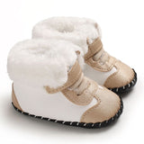 Toddler Kids Girl Shoes Winter Boots Soft Sole Walkers Sweet Princess Newborn Baby Girls First Winter Infant Footwear