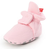 Newborn Baby Socks Shoes Boy Girl Star Toddler First Walkers Booties Cotton Comfort Soft Anti-slip Warm Infant Crib Shoes