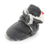 Newborn Baby Socks Shoes Boy Girl Star Toddler First Walkers Booties Cotton Comfort Soft Anti-slip Warm Infant Crib Shoes