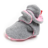 Newborn Baby Socks Shoes Boy Girl Star Toddler First Walkers Booties Cotton Comfort Soft Anti-slip Warm Infant Crib Shoes