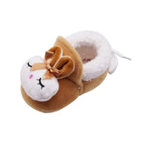 Baby Girls Shoes First Walk Newborn Baby Flock Warm Soft Boots Pre-walker Shoes Infant Boy Toddler Soled First Walker Bootie
