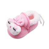 Baby Girls Shoes First Walk Newborn Baby Flock Warm Soft Boots Pre-walker Shoes Infant Boy Toddler Soled First Walker Bootie