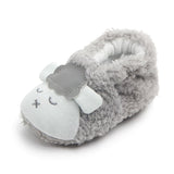 Brand New Toddler Newborn Baby Boys Girls Animal Crib Shoes Infant Cartoon Soft Sole Non-slip Cute Warm Animal Baby Shoes