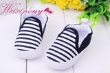 Newborn Baby Boy Girl Crib Pram Shoes Prewalker Soft Sole Slippers Trainers 0-18 Plaid Shallow Canvas Soft Anti-slip Sneaker