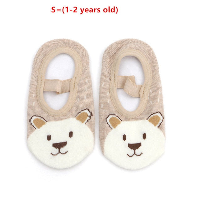 Children wear baby cotton toddler socks shoes rubber sole anti-skid spring and summer Newborn floor socks