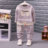 Boys' clothing in autumn and winter, new children's cartoon pure cotton suit spring and autumn long sleeves suit