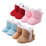 Newborn Baby Girls Shoes Super Warm Infant Winter Boots First Walkers Anti-slip Toddler Child Girl Princess Footwear Shoes