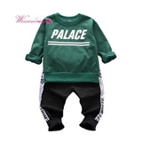 Fashion Letters Spring Autumn Baby Boy Clothes Sportswear + Sports Pants Children's Girl Boys' Clothing Brand Clothing Sets