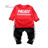 Fashion Letters Spring Autumn Baby Boy Clothes Sportswear + Sports Pants Children's Girl Boys' Clothing Brand Clothing Sets