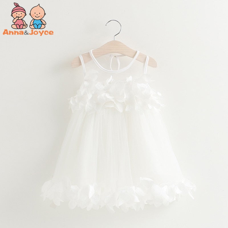 New Children's Clothing Girls' Summer Sweet Lace Dress Vest Dress TST0296