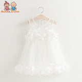 New Children's Clothing Girls' Summer Sweet Lace Dress Vest Dress TST0296