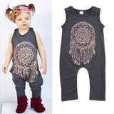 Baby Girl Clothes 2019 Hot Summer New Girls' Clothing Sets Print O-Neck Sleeveless Romper Jumpsuit Playsuit Outfits Clothes