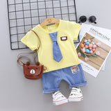 Boys' Clothing Sets Summer Clothes Fashion Cotton Set Printed Fruit Sports Suit for Boy T-Shirt + Shorts Children'S Clothing