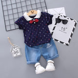 Boys' Clothing Sets Summer Clothes Fashion Cotton Set Printed Fruit Sports Suit for Boy T-Shirt + Shorts Children'S Clothing