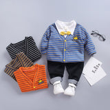 Boys'Spring Children's Clothes Boys' Babies' Cotton Clothes Girls' Long Sleeve Clothing Set