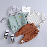 Boys'Spring Children's Clothes Boys' Babies' Cotton Clothes Girls' Long Sleeve Clothing Set