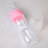 Newborn Baby Bottle Leak-proof Food Dispensing Spoon 120ml Juice Cereal Feeding Bottle Spoon Food Supplement Rice Cereal Bottles