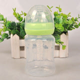 180ml Newborn Baby Infant Nursing Milk Fruit Juice Water Feeding Standard Mouth Silicone Nipple Pacifier Drink Bottle