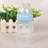 180ml Newborn Baby Infant Nursing Milk Fruit Juice Water Feeding Standard Mouth Silicone Nipple Pacifier Drink Bottle