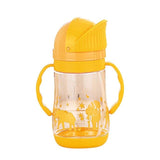 280ml Baby Cup Kids Children Learn Feeding Drinking Water Straw Handle Bottle mamadeira Sippy Training Cup Baby Feeding Cup