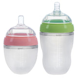 4 Styles Baby Bottle Newborn Wide Caliber Anti-flatulence Silicone Bottle with Handle Baby Supplies Kids Milk Food Feeding Tools