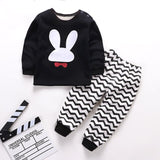 2018 Fashion Cartoon Spring and Autumn Sportswear + Sports Pants Children's Girl Boys' Clothing Fashion Brand Clothing Sets