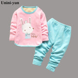 2018 Fashion Cartoon Spring and Autumn Sportswear + Sports Pants Children's Girl Boys' Clothing Fashion Brand Clothing Sets