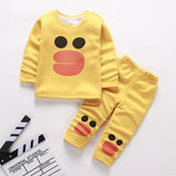 2018 Fashion Cartoon Spring and Autumn Sportswear + Sports Pants Children's Girl Boys' Clothing Fashion Brand Clothing Sets