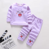 2018 Fashion Cartoon Spring and Autumn Sportswear + Sports Pants Children's Girl Boys' Clothing Fashion Brand Clothing Sets