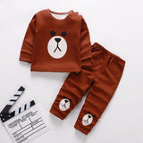 2018 Fashion Cartoon Spring and Autumn Sportswear + Sports Pants Children's Girl Boys' Clothing Fashion Brand Clothing Sets