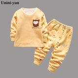 2018 Fashion Cartoon Spring and Autumn Sportswear + Sports Pants Children's Girl Boys' Clothing Fashion Brand Clothing Sets