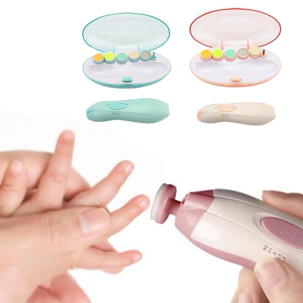 Portable Adult Baby Electric Nail Trimmer Safe Manicure Pedicure for Kids Adult Quiet Nail File Babies Nail Care Drop Shipping