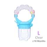 Safety Silicone Milk Fresh Fruit Nibbler Feeder for Baby Pacifier Bottle Baby Training Feeding Cup with Handle 5 Color Available