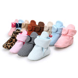 Hot Sell Unisex-baby Home Walking Boots Kids Newborn Infant Classic Floor Winter Super Warm Slip-On Soft Baby Crib Booties Shoes