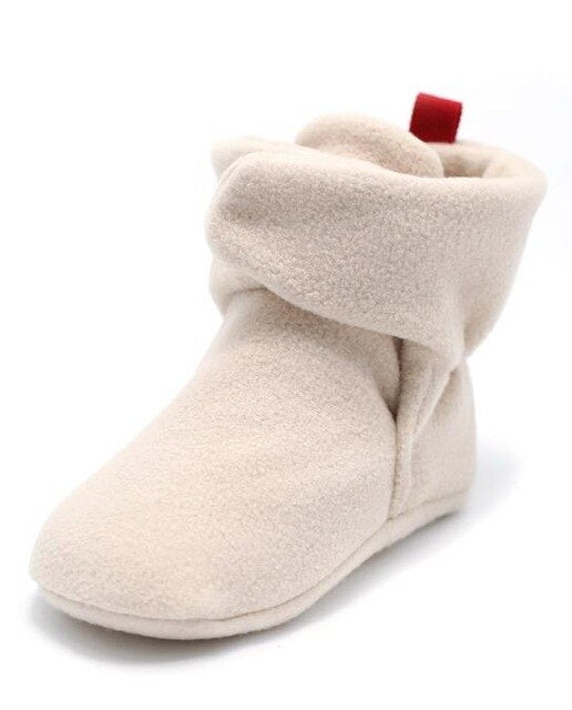 Hot Sell Unisex-baby Home Walking Boots Kids Newborn Infant Classic Floor Winter Super Warm Slip-On Soft Baby Crib Booties Shoes