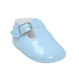 Candy Colors Patent Leather Newborn Baby Prewalker Soft Bottom Anti-slip Shoes Footwear Princess Girl Crib Mary Jane Shoes