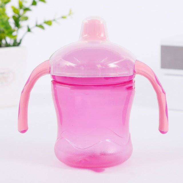 Baby Feeding Bottles Cups Learn Feeding Drinking Water Bottle Soft Mouth Duckbill Sippy Training Cup for Kids Baby Feeding Cup